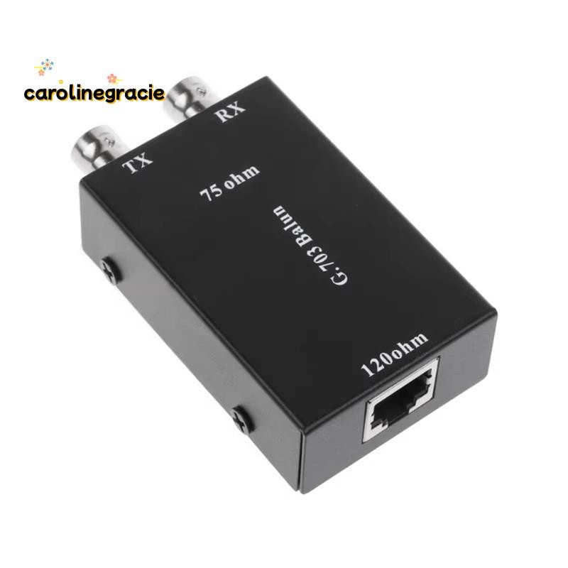 2.048Mbps G703 Coaxial BNC to RJ45 Transmitter E1 Converter Balance to Unbalance 75 Ohm to 120 Ohm I