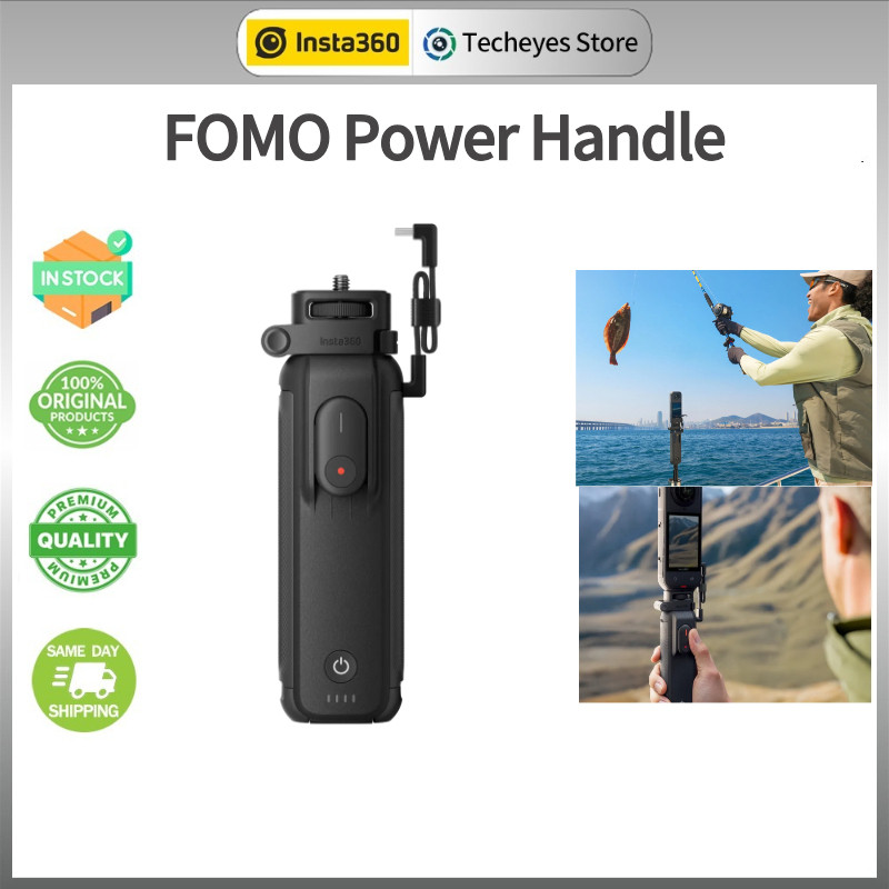 Insta360 FOMO Power Handle สําหรับ Insta360 X5Insta360 X4Insta360 X3