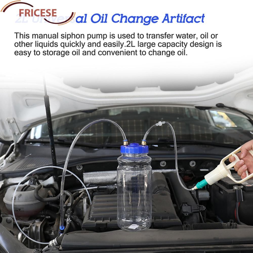 2L Oil Change Manual Hand Pump Universal Manual Vacuum Oil Extractor Pump เครื่องมือบํารุงรักษาแบบพก