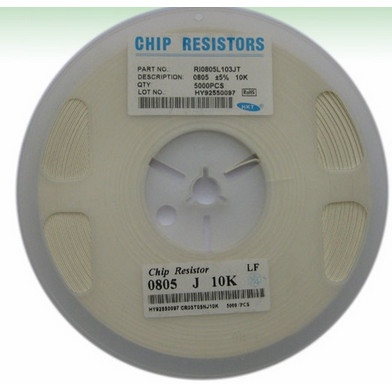 Chip Resistor 0R 0805 10K 47K 100K 220K ฯลฯ จานเดียว 5,000 ชิ้น 5%
