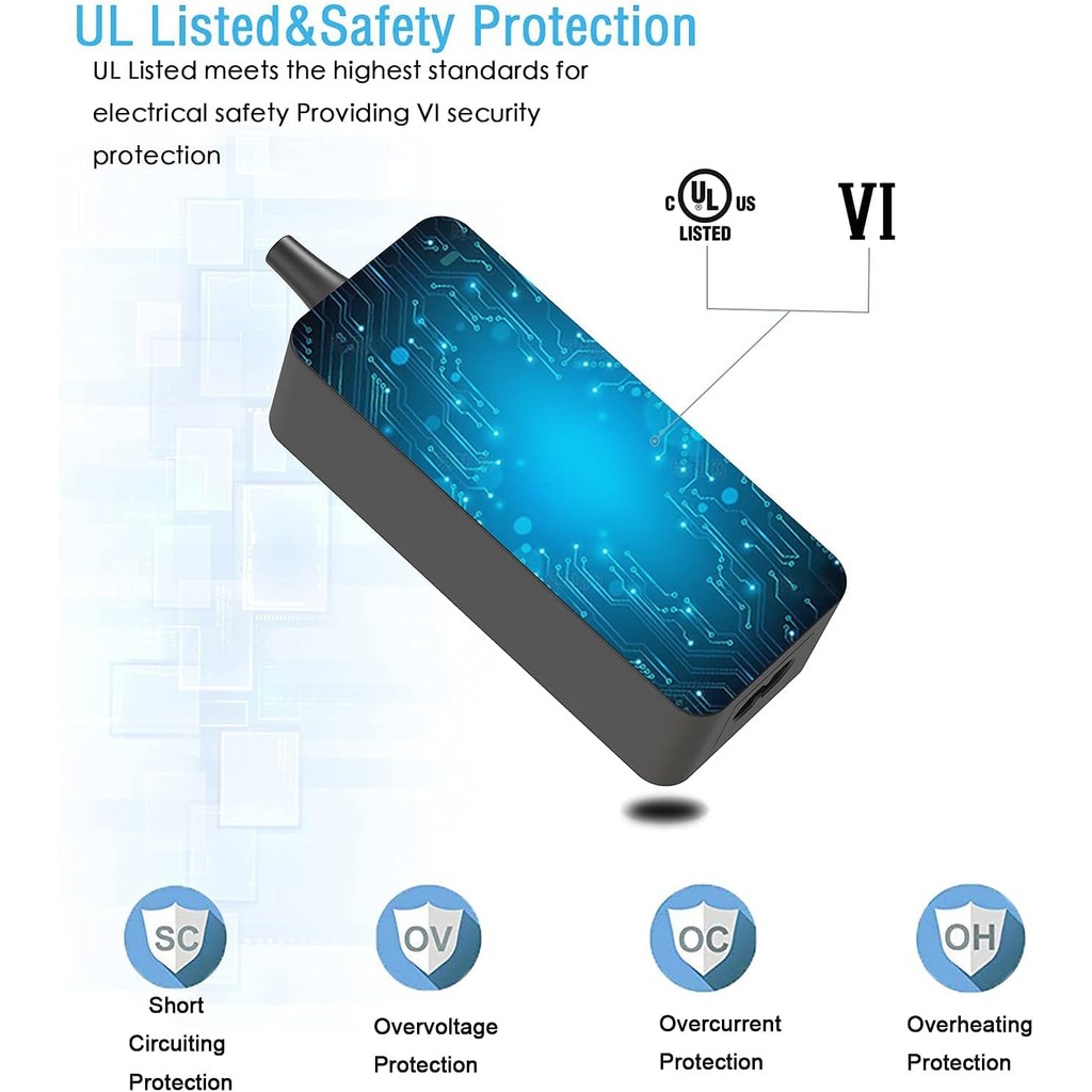 UL รายชื่อ 65W AC Charger Fit สําหรับ Toshiba PA3822U-1ACA PA3714U-1ACA C655D l15w-b1320 แล็ปท็อปอะแ