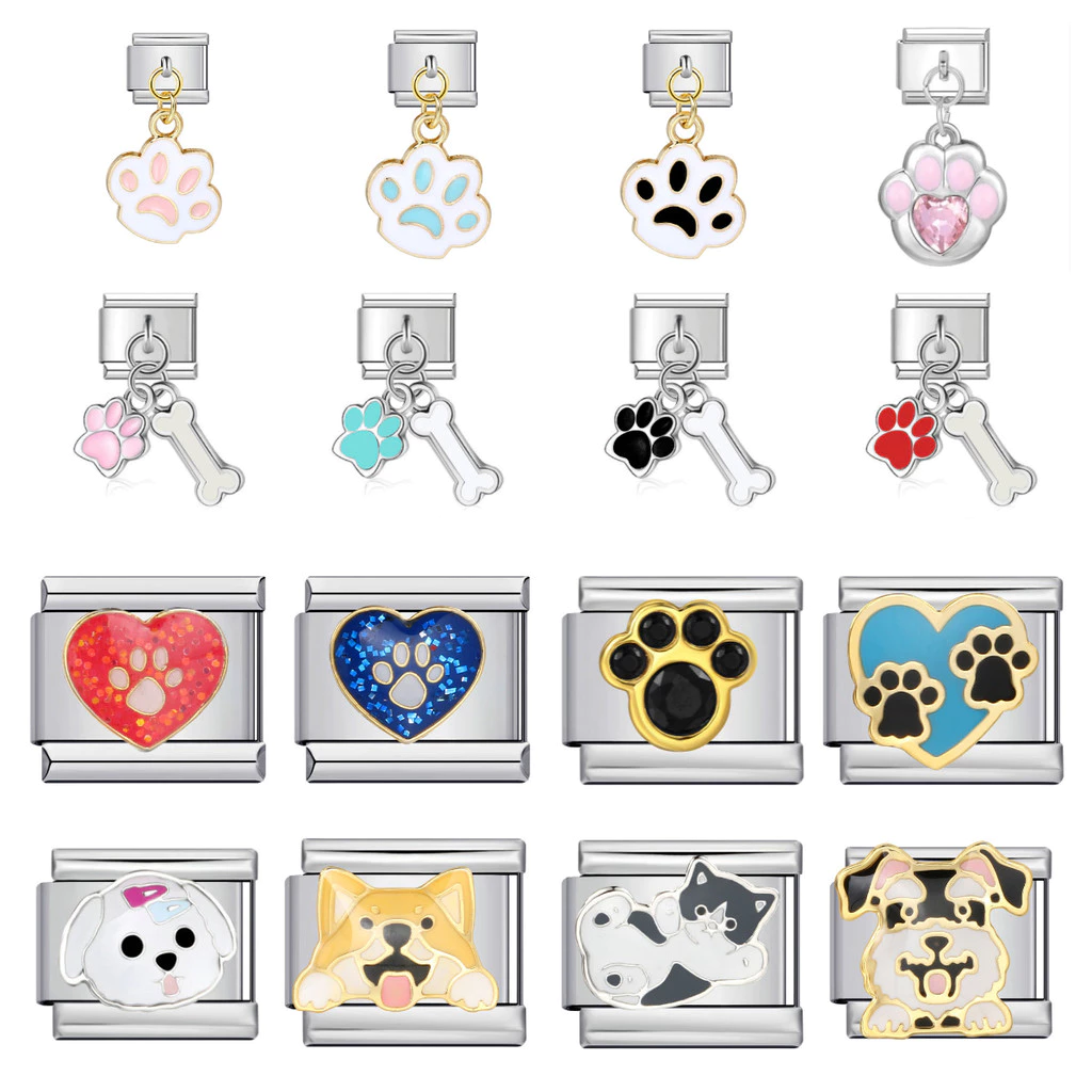 สร้อยข้อมือ Paw Series ออกแบบสไตล์อิตาเลียน วัสดุไทเทเนียม สามารถปรับแต่งได้เองตามชอบ