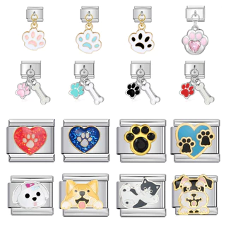 สร้อยข้อมือ Paw Series ออกแบบสไตล์อิตาเลียน วัสดุไทเทเนียม สามารถปรับแต่งได้เองตามชอบ