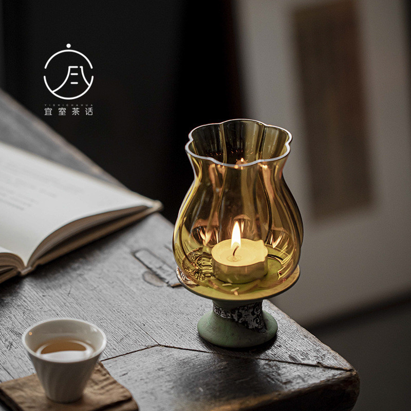 เทียนหอมยี่ห้อ Yishi พร้อมอุปกรณ์ชง찻rad;