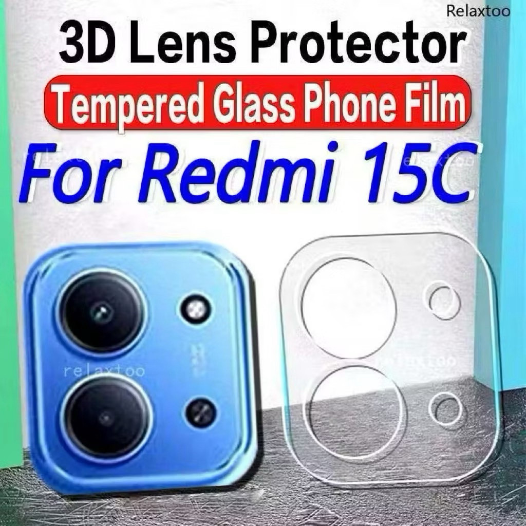 ฟิล์มกระจกเลนส์กล้อง สำหรับ Redmi 15C ตรงรุ่น ป้องกันเลนส์กล้อง พน้อมส่ง