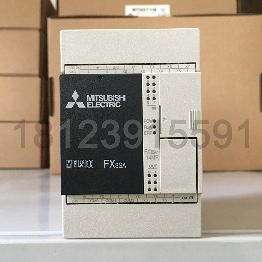 Mitsubishi PLC/Mitsubishi FX3SA-14MR-CM เปลี่ยน FX1S-14MR-001 ประกัน 1 ปี