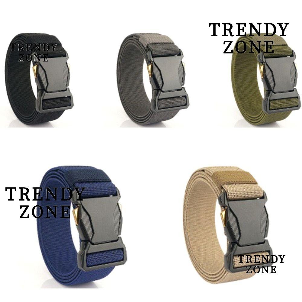 เทรนด์YZONE สายรัดเอวผู้ชาย, Quick Release เข็มขัดผู้ชายหัวเข็มขัดอัตโนมัติ, ผ้าใบไนลอนทอฟันสานเอว Band กีฬากลางแจ้งเพื่อการพักผ่อน