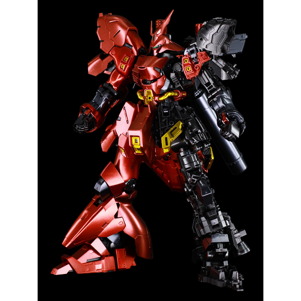 Thousand Hands Bandai RG Metal Red Sazabi Sazabi 1/144 Sazabi Gundam Model Boy Gift