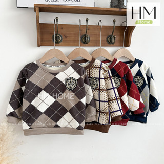 ใหม่ เสื้อกันหนาวเด็ก เสื้อกันหนาวแฟชั่น สไตล์เด็กอินเตอร์ ข…