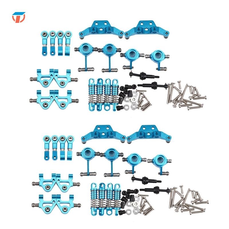 [edith_belloc.th]2X โลหะชุดอะไหล่อัพเกรดสําหรับ 1/28 K969 K979 K989 K999 P929 P939 Rc รถอะไหล่,สีฟ้า