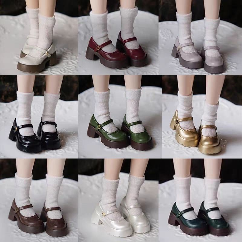 รองเท้าตุ๊กตาบลายธ์ 1/6 แพลตฟอร์มรองเท้าโลลิต้า azone ob24 ob22 Platform Mary Shoes