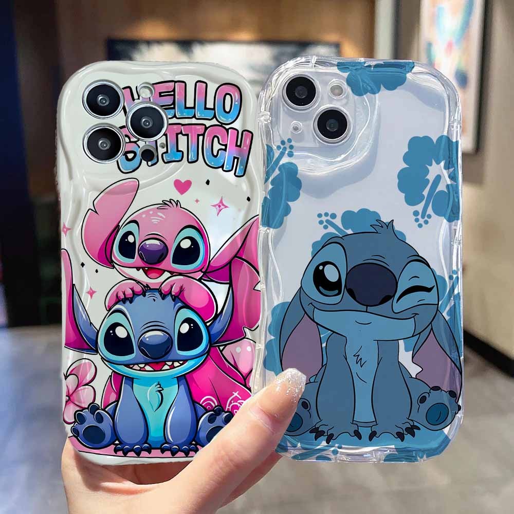 สําหรับVIVO V50 Lite 5G Y04 V40 PRO Y29 Y39 Y03 Y18 Y36 5G Y02S IQZ 10 ฝาครอบซิลิโคนWaveนุ่มน่ารักSt