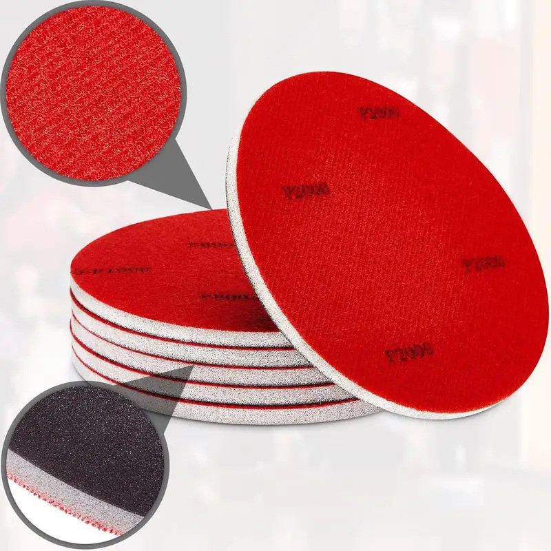 6PCS Bowling Polishing Pad With 1pcs Cleaning Cloth Frosted Paper Bowling Ball Sanding Accessories B