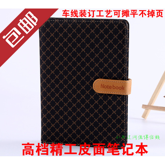 จัดส่งฟรี Jin Kailai B5 ขนาดใหญ่ T8618 ไดอารี่ 18K ตารางพื้นผิวโน้ตบุ๊ค Office การฝึกอบรมพื้นผิวหนัง