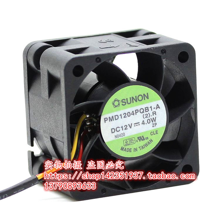 SUNON 12V 4.0 W PMD1204PQB1-A 4028 พัดลม DC เซิร์ฟเวอร์ 4 ซม./ซม.