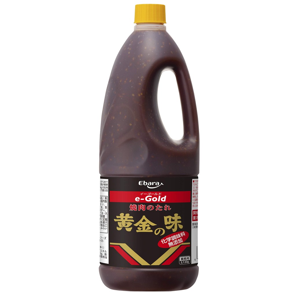 Ebara Yakiniku Sauce e-Gold 2120g - Golden Flavored Yakiniku Sauce for Grilling Meat