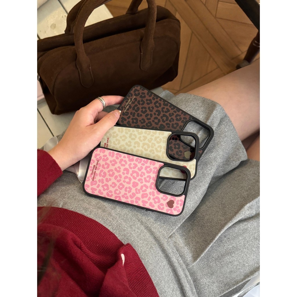 เสือดาวพิมพ์เคสโทรศัพท์ Anti-Fall พิมพ์เสือดาว สําหรับ iPhone 16 Promax 15 Promax 11 12 13 14plus 15plus 16e 16plus 15pro