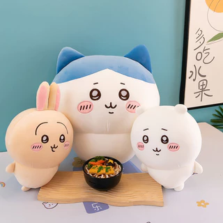 🔥พร้อมส่ง🔥Uzachi ตุ๊กตา chikawa ของเล่นตุ๊กตา 30cm/80cm ตุ๊กตาตัวใหญ่เท่าคน เหมาะกับของขวัญวันเกิด