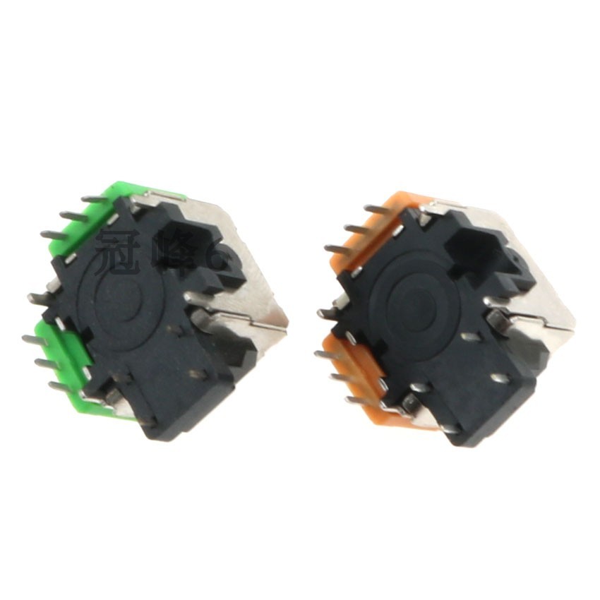 P PS4 PRO Handle สีเหลืองสีเขียวสีดําด้านล่าง 3D จอยสติ๊ก PS4 PRO Handle Manipulatorion Remote Feeli