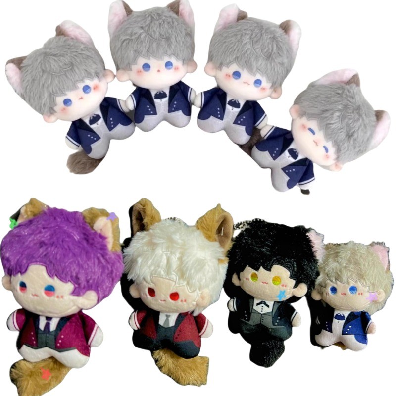 10 ซม.Sylus Love และ Deepspace ตุ๊กตาตุ๊กตาน่ารัก Zayne Rafayel Xavier Zayne คอสเพลย์การ์ตูน 10 ซม.จ