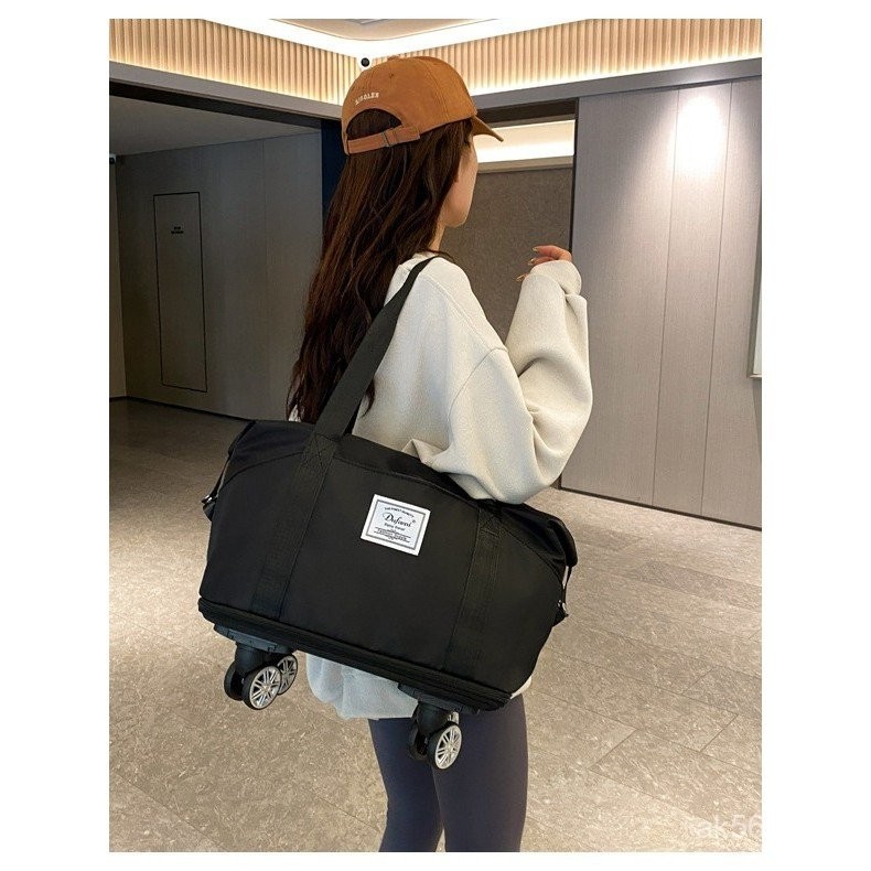 One-Shoulder Dry Wet Separation Travel Sports Multi-Layer Fitness ขยายขนาดใหญ่ความจุ 2024 Birth Spri