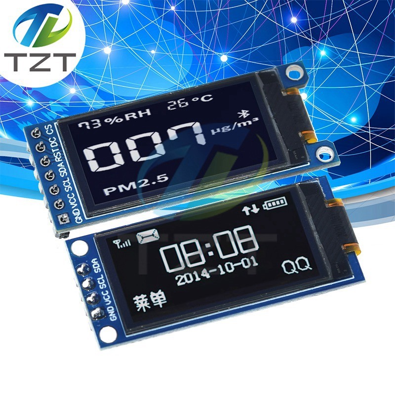 จอแสดงผล OLED 1.3 นิ้ว 64128 โมดูล LCD SSD1312 LCD 1.3 "OLED โมดูลหน้าจอแนวตั้งสําหรับ arduino