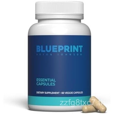 Blueprint Bryan Johnson Essential Capsules - วิตามินรวมรายวัน/แร่ธาตุสําหรับผู้หญิงและผู้ชาย - อาหาร