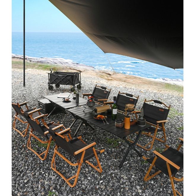 [VERY WELL] โต๊ะแคมป์ปิ้ง เก้าอี้แคมป์ปิ้ง อุปกรณ์แคมป์ปิ้ง รับน้ำหนักได้ถึง 300กก 90/120/150CM