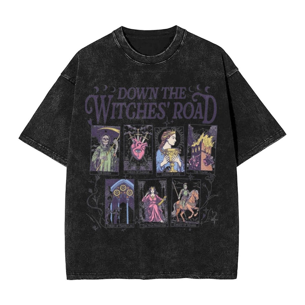 COD 2025Washed T Shirts Agatha All Along Down The Witches Road Tarotnew23 GC4Q