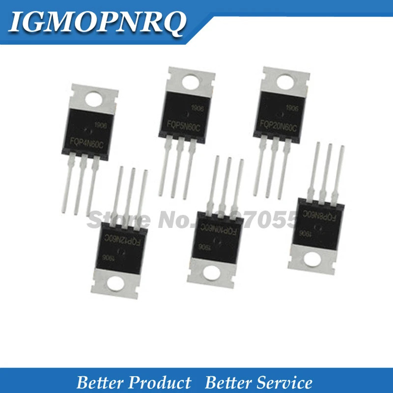 1-5PCS FQP4N90C FQP10N60 TO220 FQP17P06 FQP27P06 FQP30N06 FQP33N10 FQP47P06 FQP50N06 TO-220 Field Ef