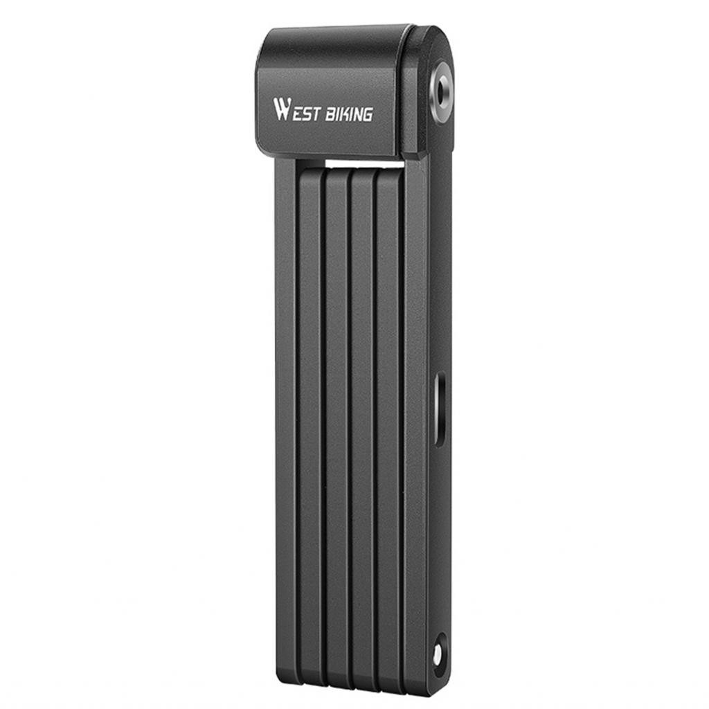 Phoenixshop-vn Bike ล็อคพับได้ AntiTheft Electric ChainLock กุญแจจักรยาน อุปกรณ์รักษาความปลอดภัยรถจั