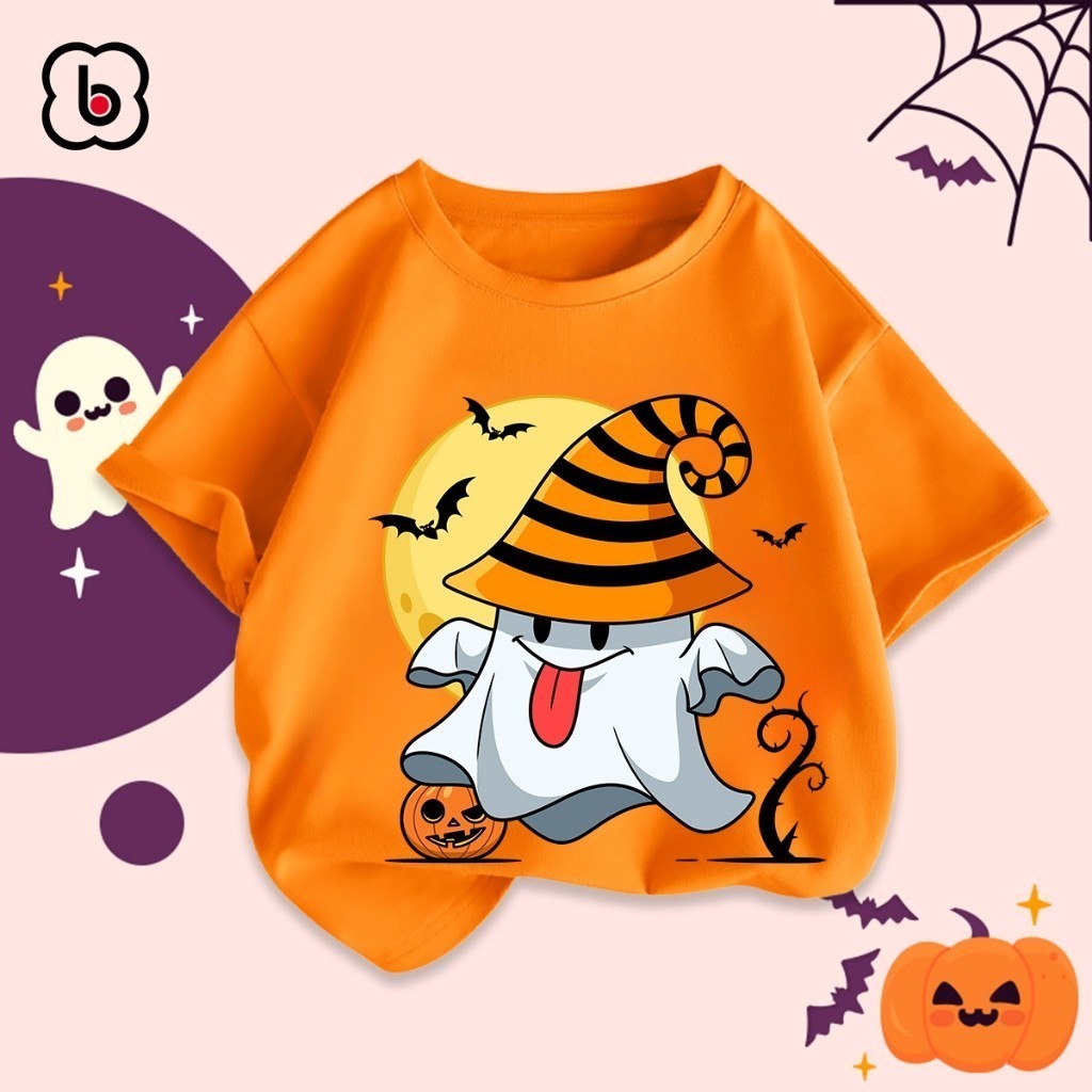 2025 เสื้อยืดแฮปปี้ฮาโลวีนสําหรับผู้ใหญ่และเด็กฮาโลวีนเครื่องแต่งกายสําหรับเด็กชายและเด็กหญิง Holida