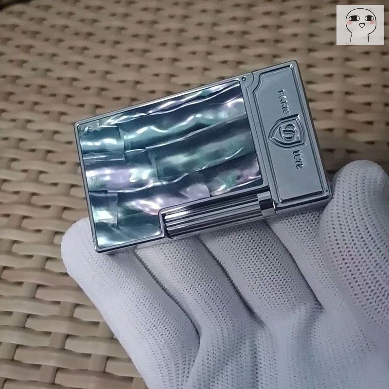 S.t.Dupont Dupont นําเข้าเปลือกทองแดงบริสุทธิ์ด้านข้างลื่นเป่าลมแช็คสําหรับผู้ชายเสียงเหล็กบุคลิกภาพ