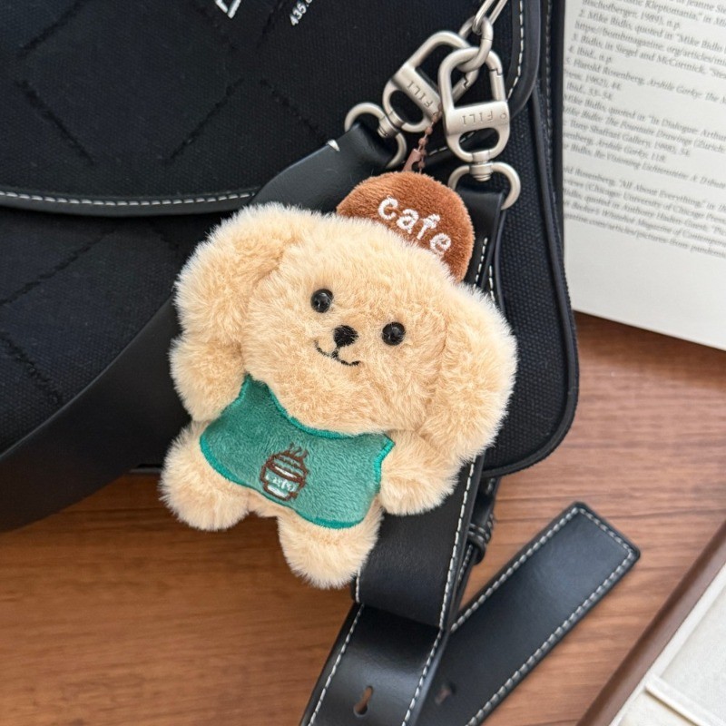 ตุ๊กตาการ์ตูนทํางานสุนัขชุดจี้กระเป๋าเป้สะพายหลังนักเรียนจี้กระเป๋าเดินทางของขวัญเพื่อน - รูปที่ 2