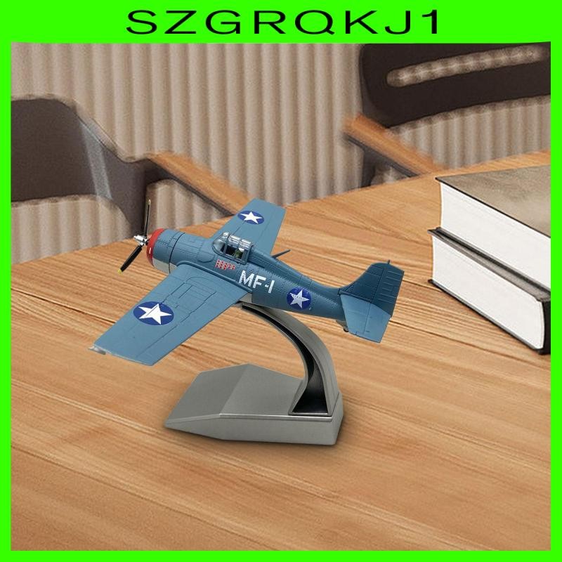 [szgrqkj1] 1/72 Fighter ผู้ใหญ่ของขวัญเครื่องบินพร้อมขาตั้งสําหรับ Cafe ชั้นวางหนังสือห้องนั่งเล่น