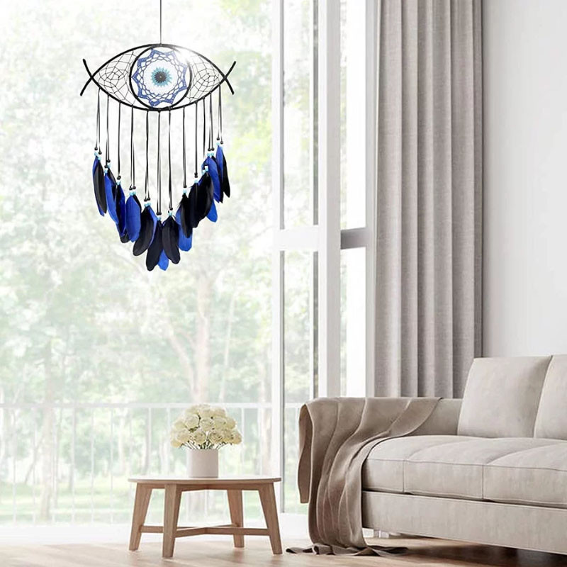 ตาข่ายดักฝัน Dream Catcher รุ่น Evil Eye แฮนด์เมด รูปที่ 2
