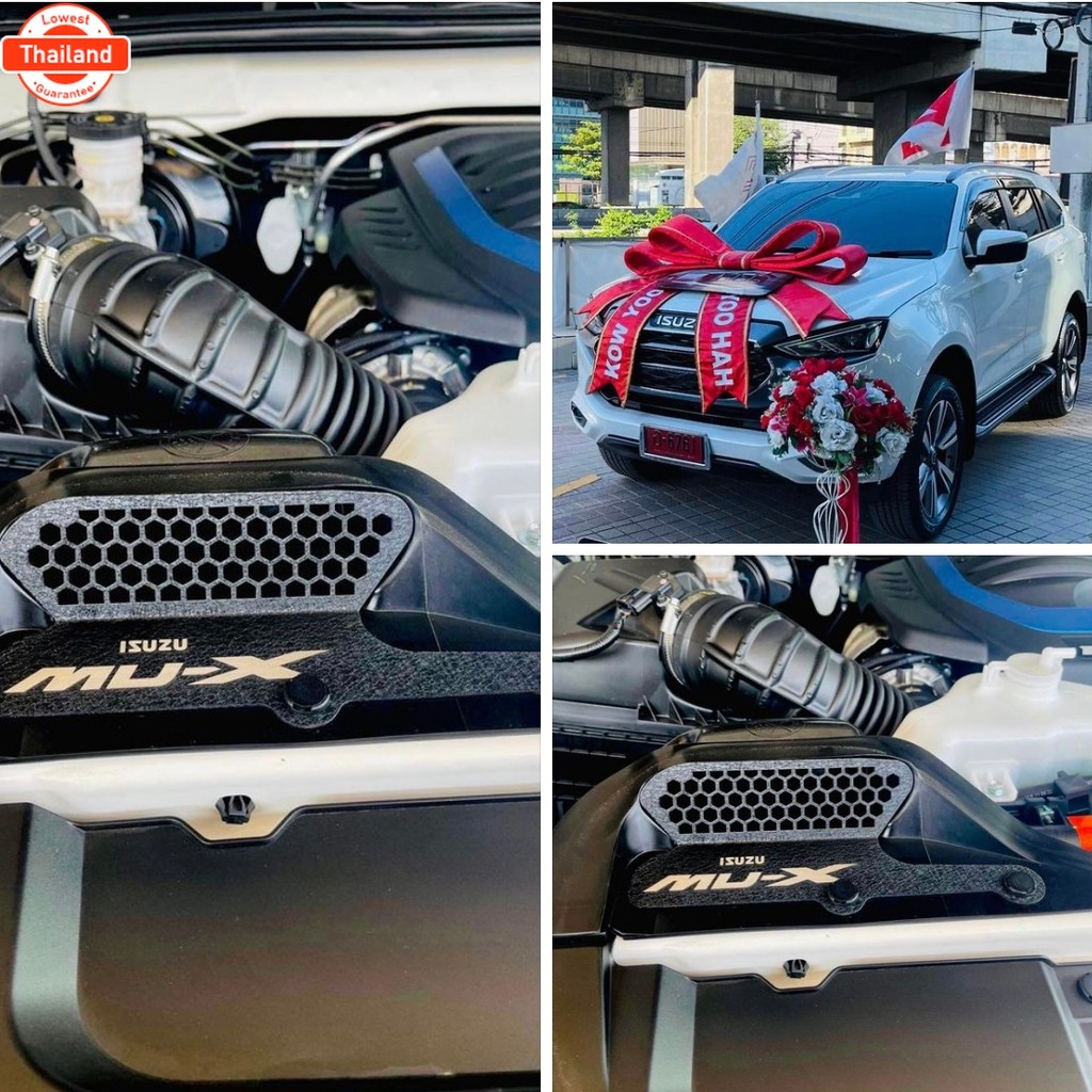 ISUZU MU-X 2021 2022 2023 ดำ กันหนู  หนูเข้ากัดกรองอากาศ  MU X 2021 ถึง MUX 2023  > ของแต่ง mu x 202