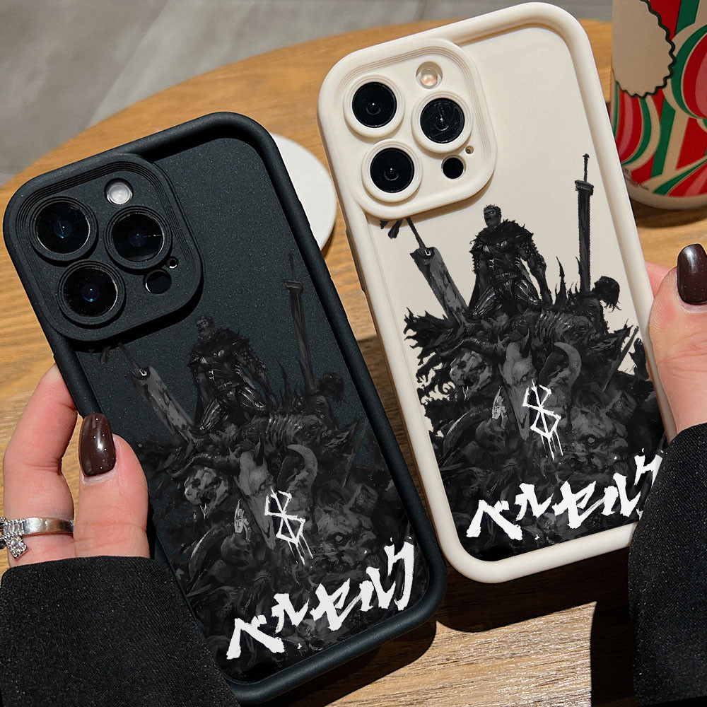 อะนิเมะ Berserk Guts สําหรับ Infinix Smart 10 9 8 7 Hot 50 Note 40 30 20 Play Itel RS4 P55 GT Tecno 