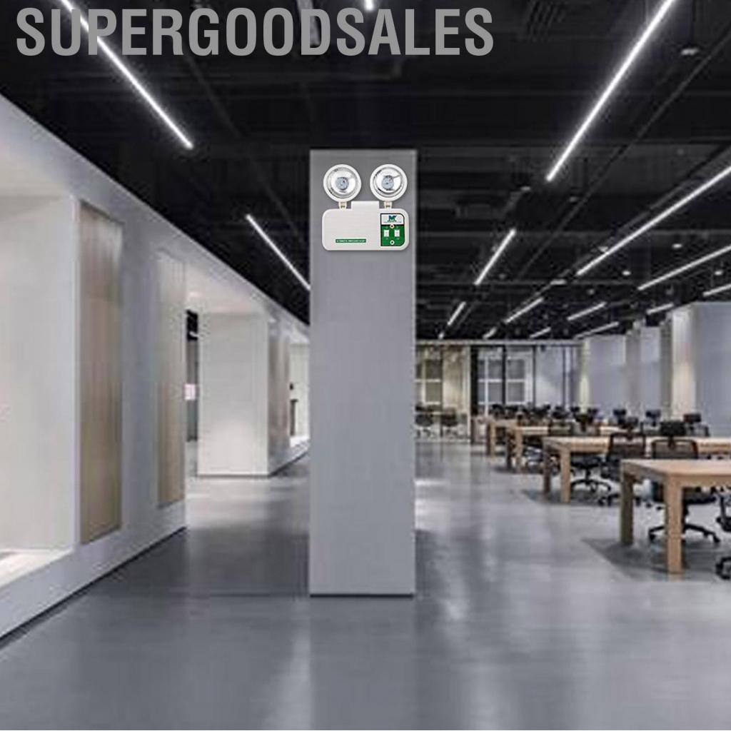 Supergoodsales Supergoodsales-th 2w Dual Lamp Head Exit 9 LEDS ไฟฉุกเฉิน