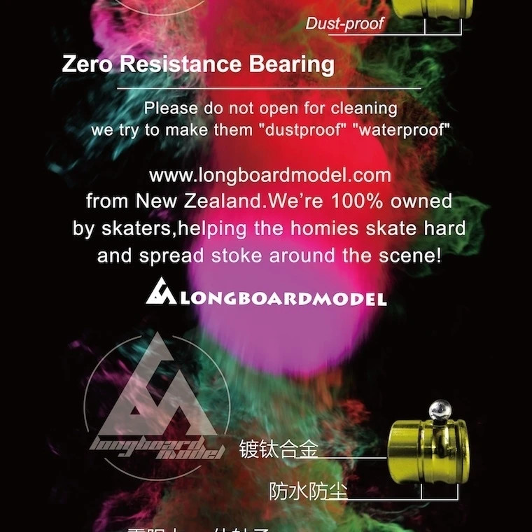 Longboard รุ่น Land Surfboard Bearing Silent Bearing 608