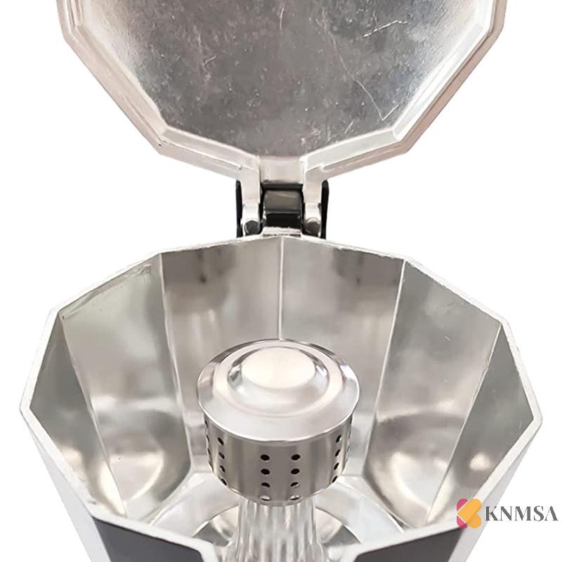 KNMSA] 1Pc สแตนเลสสตีล Universal Moka Pot Stovetop Espresso อลูมิเนียมเครื่องชงกาแฟอุปกรณ์เสริม Anti