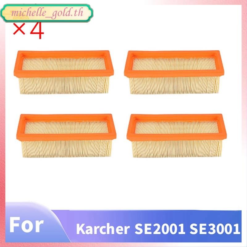 [THG2]สําหรับ SE2001 SE3001 SE5.100, SE6.100, 2501, 2701, 2801, K3001 6.414-498 4 ชิ้นเครื่องดูดฝุ่น
