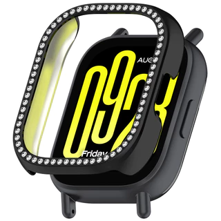 เคสพีซีเพชรระยิบระยับ for Smartwatch Redmi Watch 5 Active ป้องกันหน้าจอกันชนปกคลุมสำหรับดูสมาร์ท for Redmi Watch 5 Lite