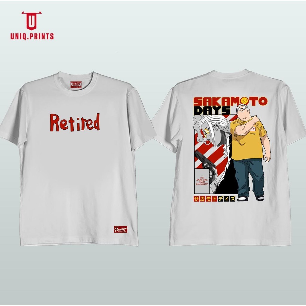 SAKAMOTO DAYS REPITRED UNISEX GRAPHIC TSHIRT สําหรับผู้ชาย UNISEX COTTON SHORT SLEEVE TEE SHIRT