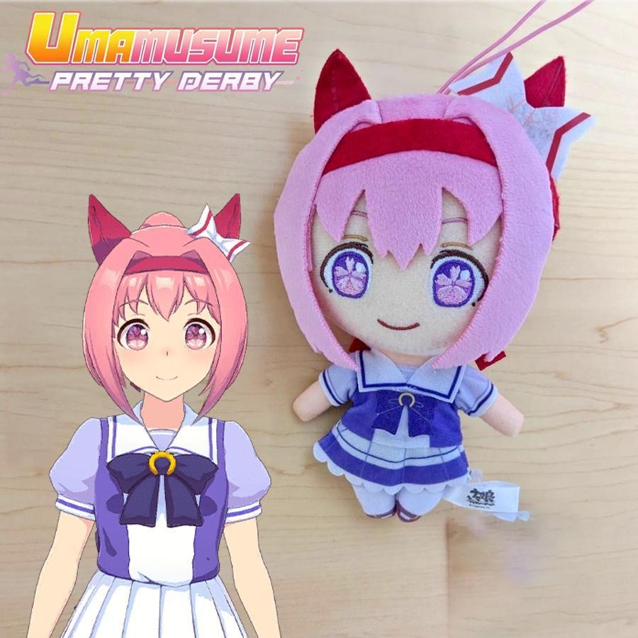 Uma Musume สวย Derby Haru Urara ของเล่นตุ๊กตา Uma Musume อุปกรณ์ต่อพ่วงตุ๊กตาสําหรับเด็ก posterph