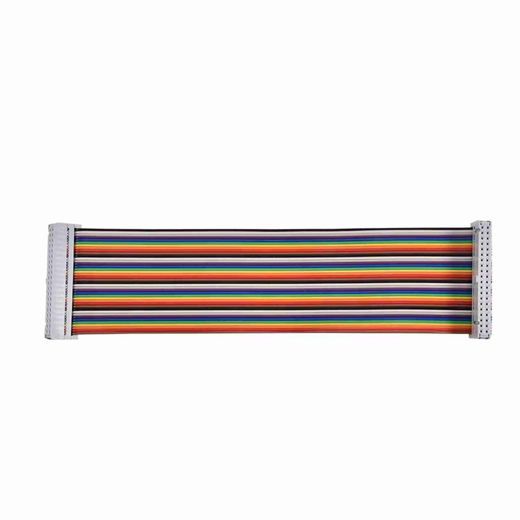 40Pin Rainbow GPIO Extension Cable สําหรับคอมพิวเตอร์บอร์ดเดี่ยวหญิงกับหญิงใช้งานร่วมกับ Raspberry P