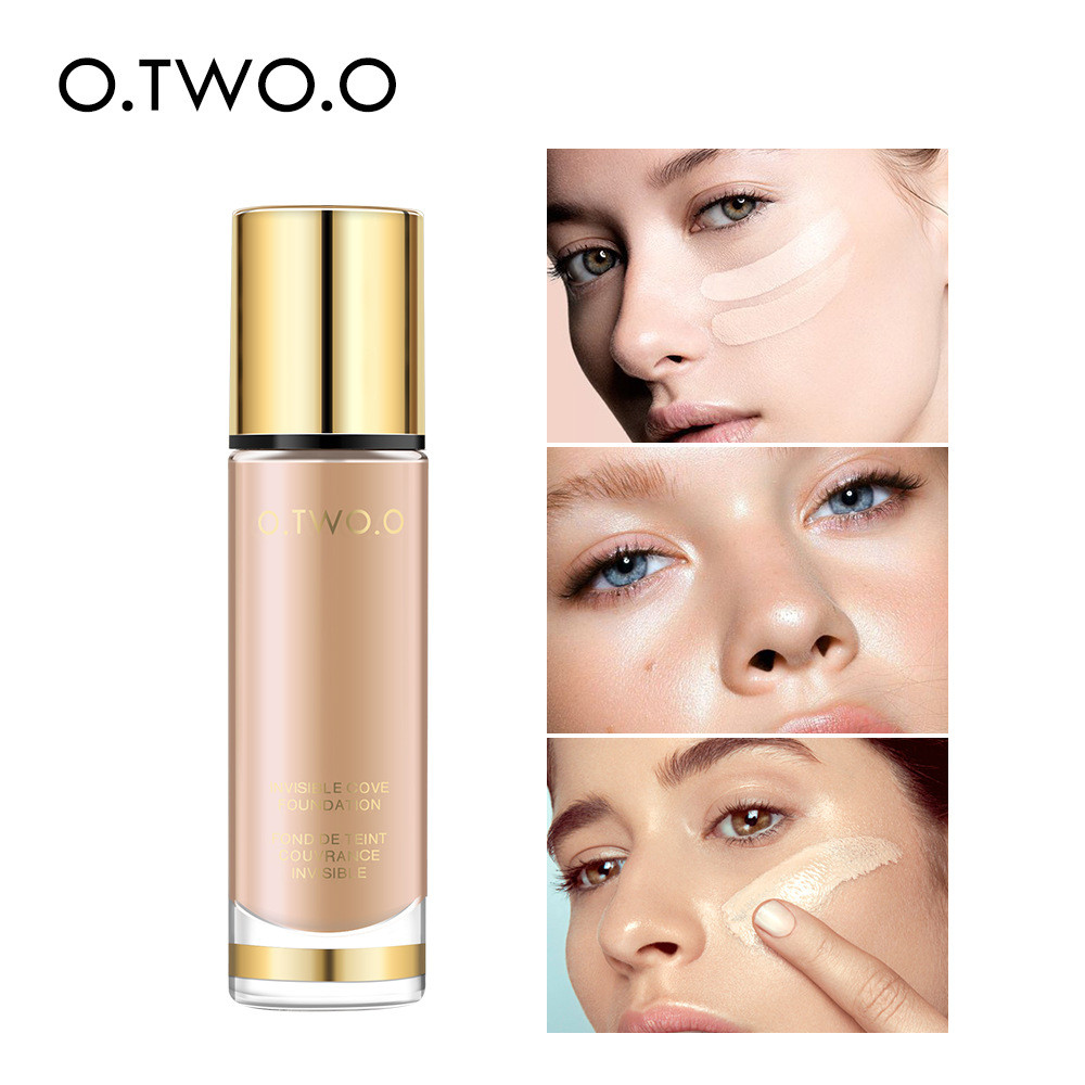 O.TWO.O Golden Natural Long Wearing Liquid Foundation Misty and Flawless Strong Coverage Moisturizing BB Cream Texture