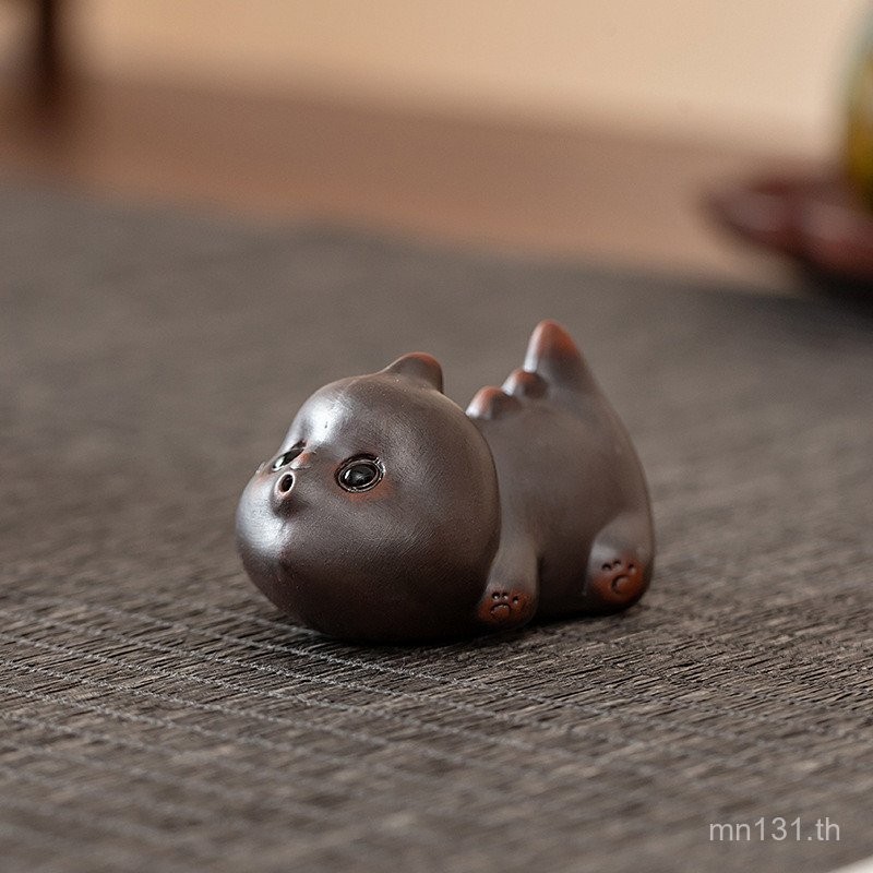 Rike Zisha ชาพรีเมี่ยมเล่นชุดชาที่ไม่ซ้ํากันถาดชาชาสัตว์เลี้ยงมังกรเครื่องประดับแพคเกจ Bubble Fishey