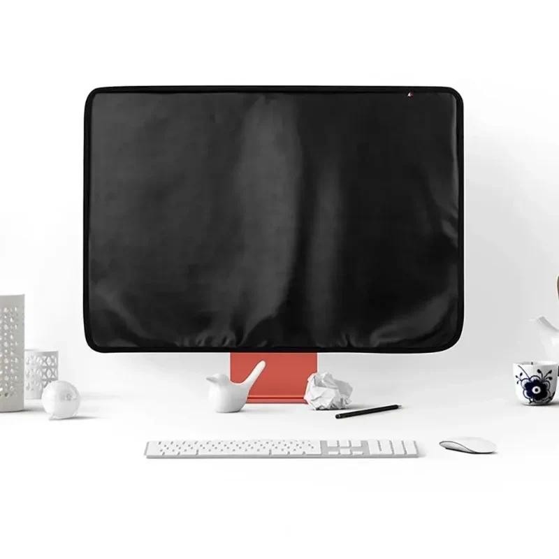 ฝาครอบกันฝุ่น เดสก์ท็อปป้องกันรอยขีดข่วนกันน้ําสําหรับ iMac 24 นิ้วบางทําความสะอาดง่าย Monitor ฝาครอ