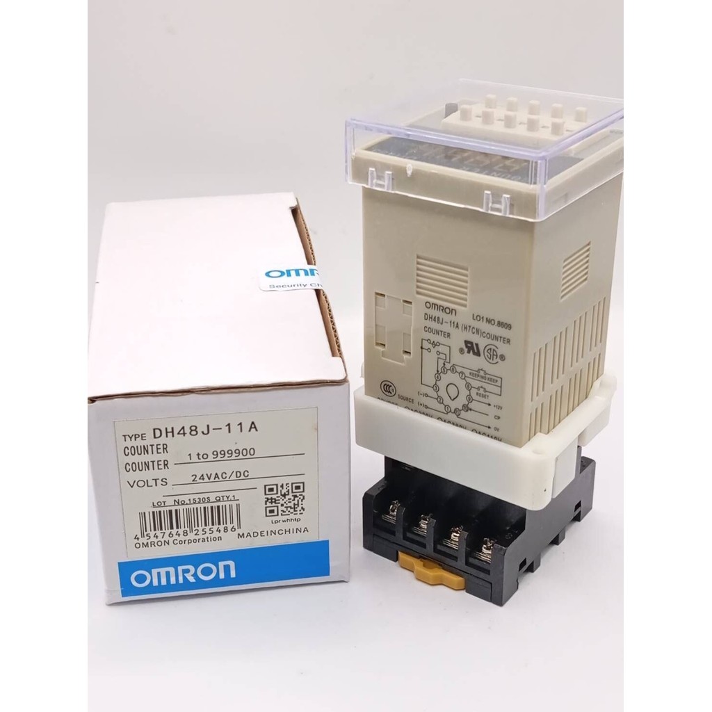 ส่งด่วน! DH48J-11A DH48J-A  ไฟ220v. 220vac เคาท์เตอร์นับจำนวน 11ขา ของใหม่ มือ1พร้อมส่ง จากไทย